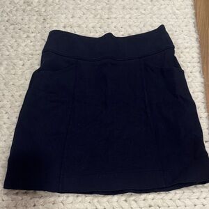 Mauve Dark Blue Mini Skirt